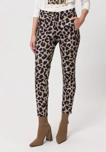 Tuzzi Animal Print Fearless Attitude Trousers