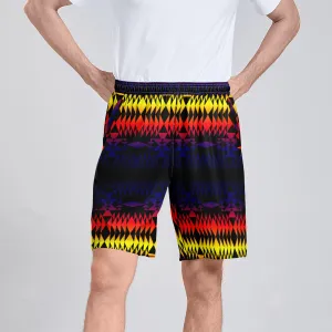 Two Worlds Apart Athletic Shorts with Pockets