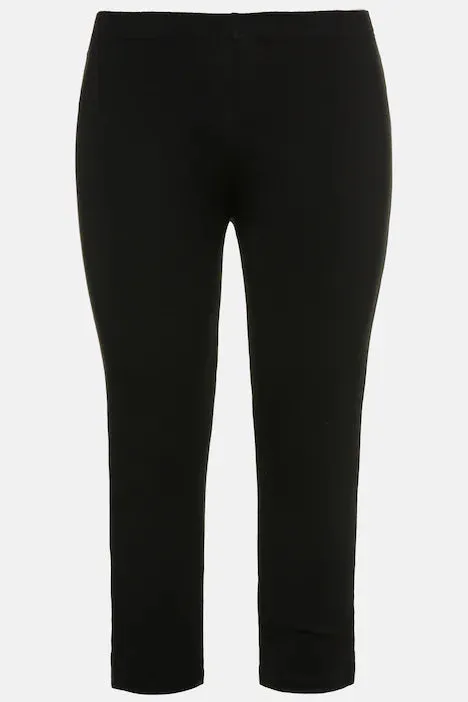 Ulla Popken Capri Leggings in Black