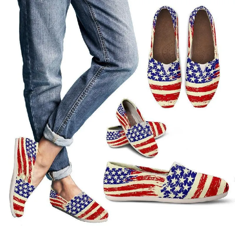 USA Flag Casual Shoes Women