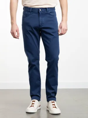 Utility Blue Stretch Roccia Jeans