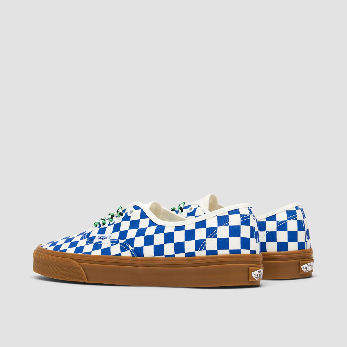 Vans Authentic Shoes - Checkerboard Blue/White