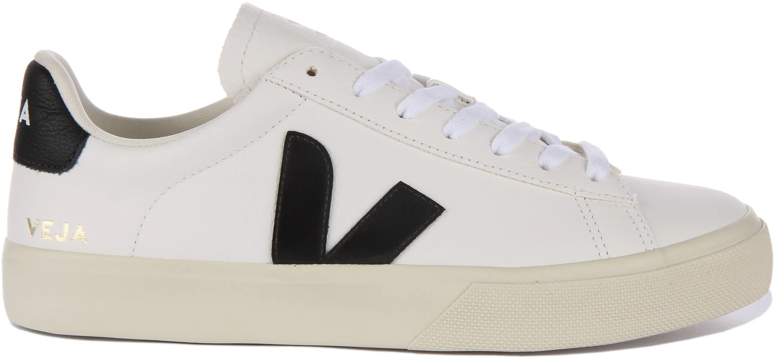 Veja Campo Chromefree In White Black For Women