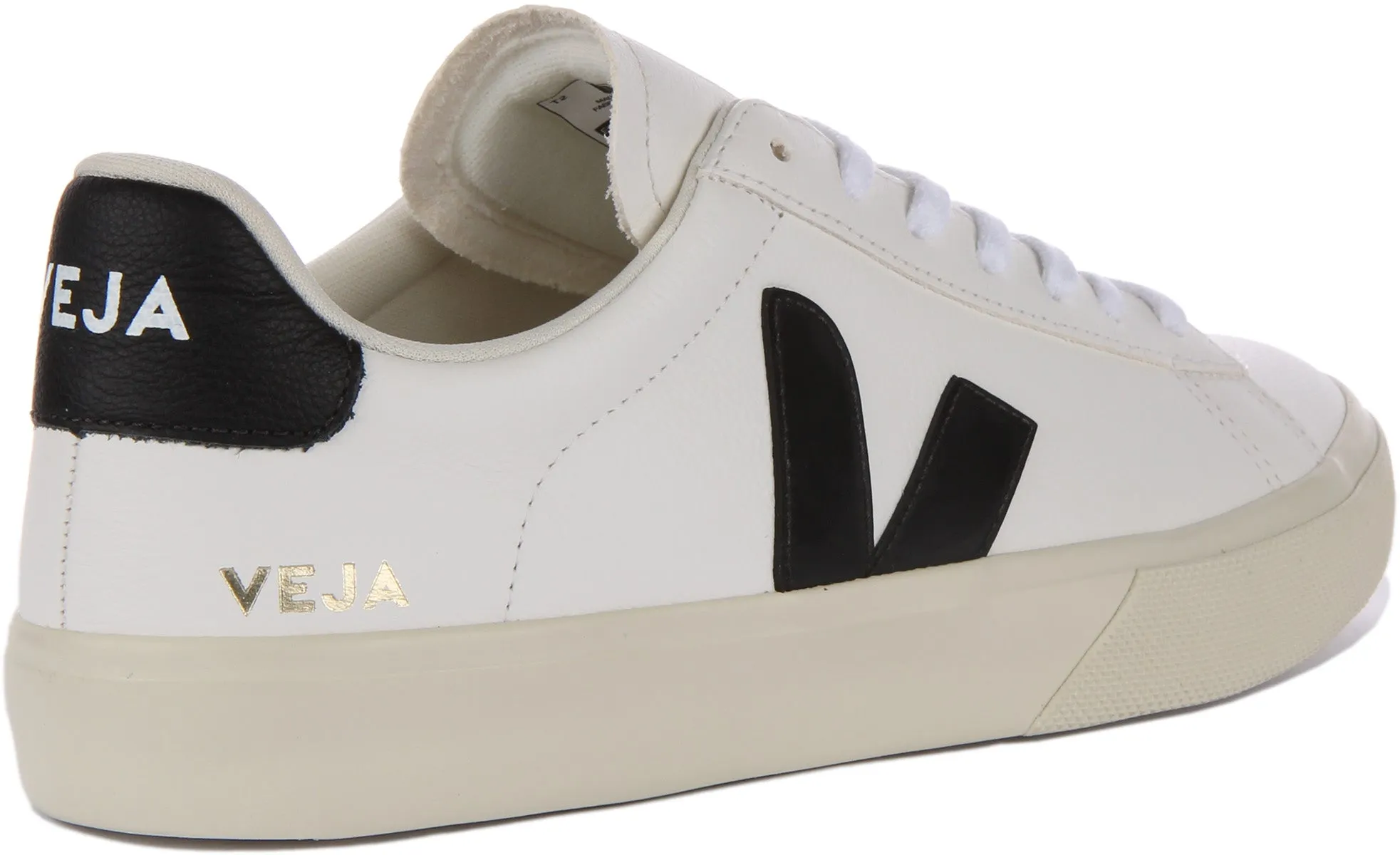 Veja Campo Chromefree In White Black For Women