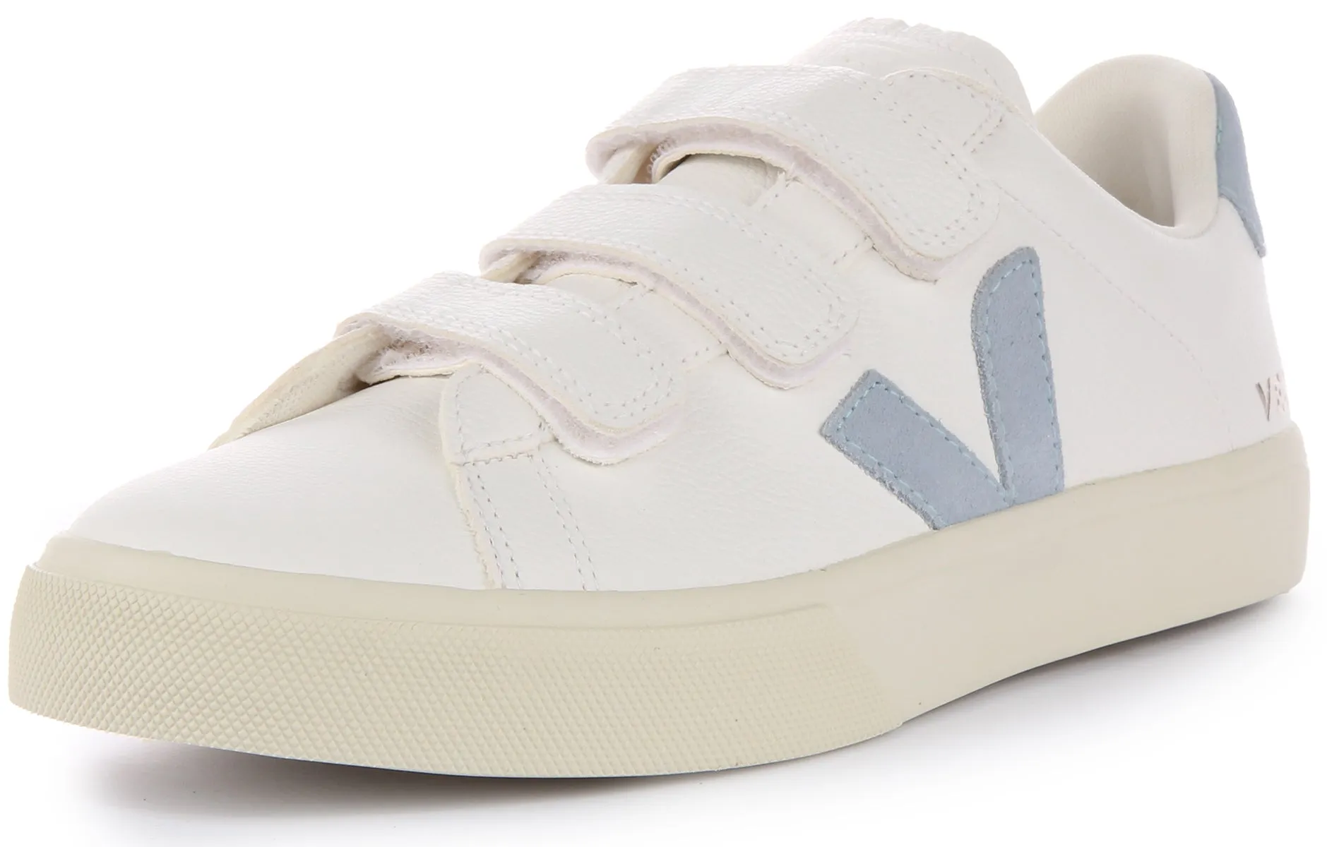 Veja Recife Chromfree Trainers In White Blue For Men