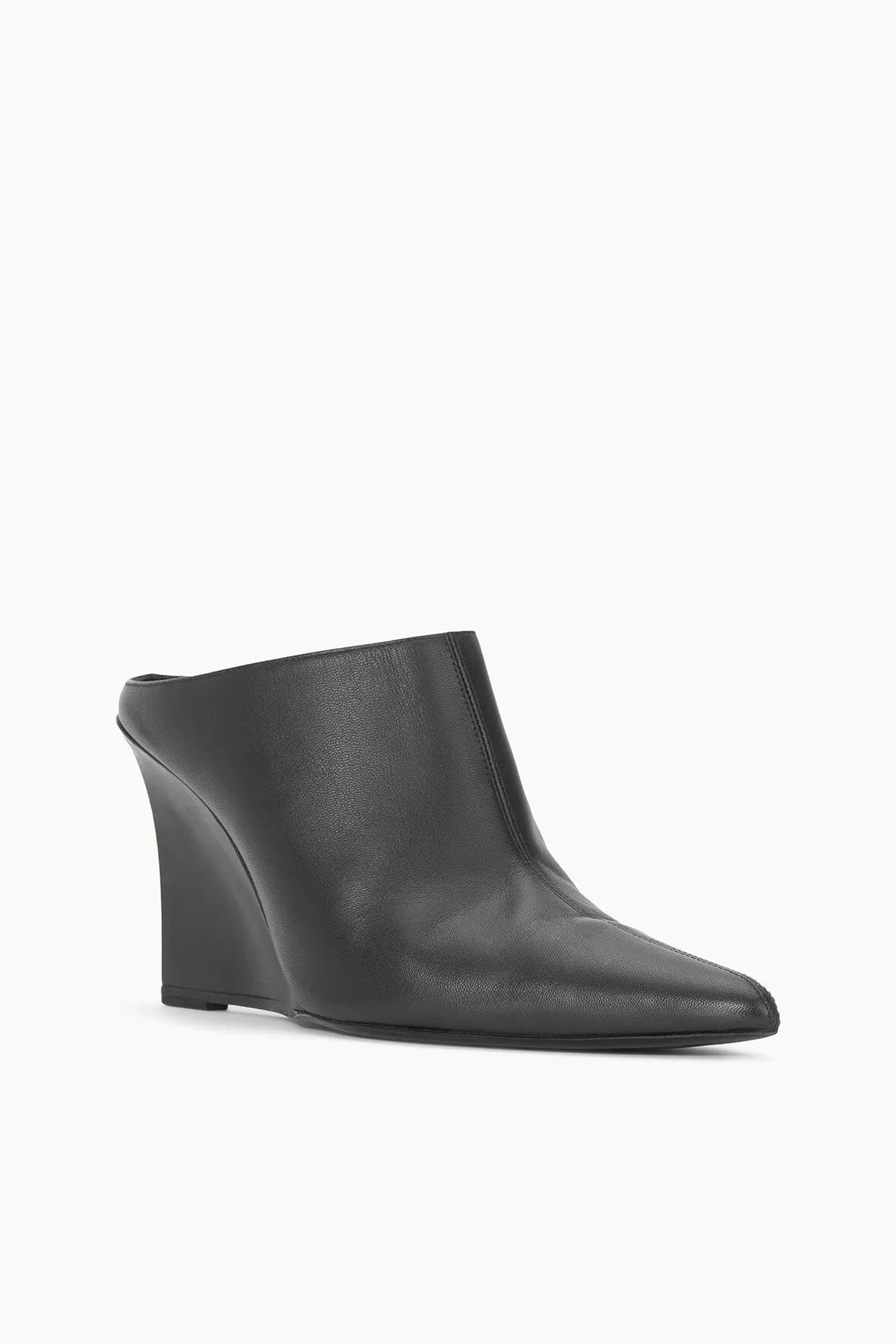 VESPER WEDGE MULE | BLACK