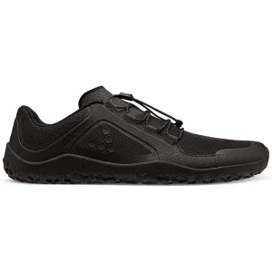 Vivobarefoot Primus Trail II FG, Womens Recycled Breathable Mesh Off-Road Shoe with Barefoot Firm Ground Sole Black