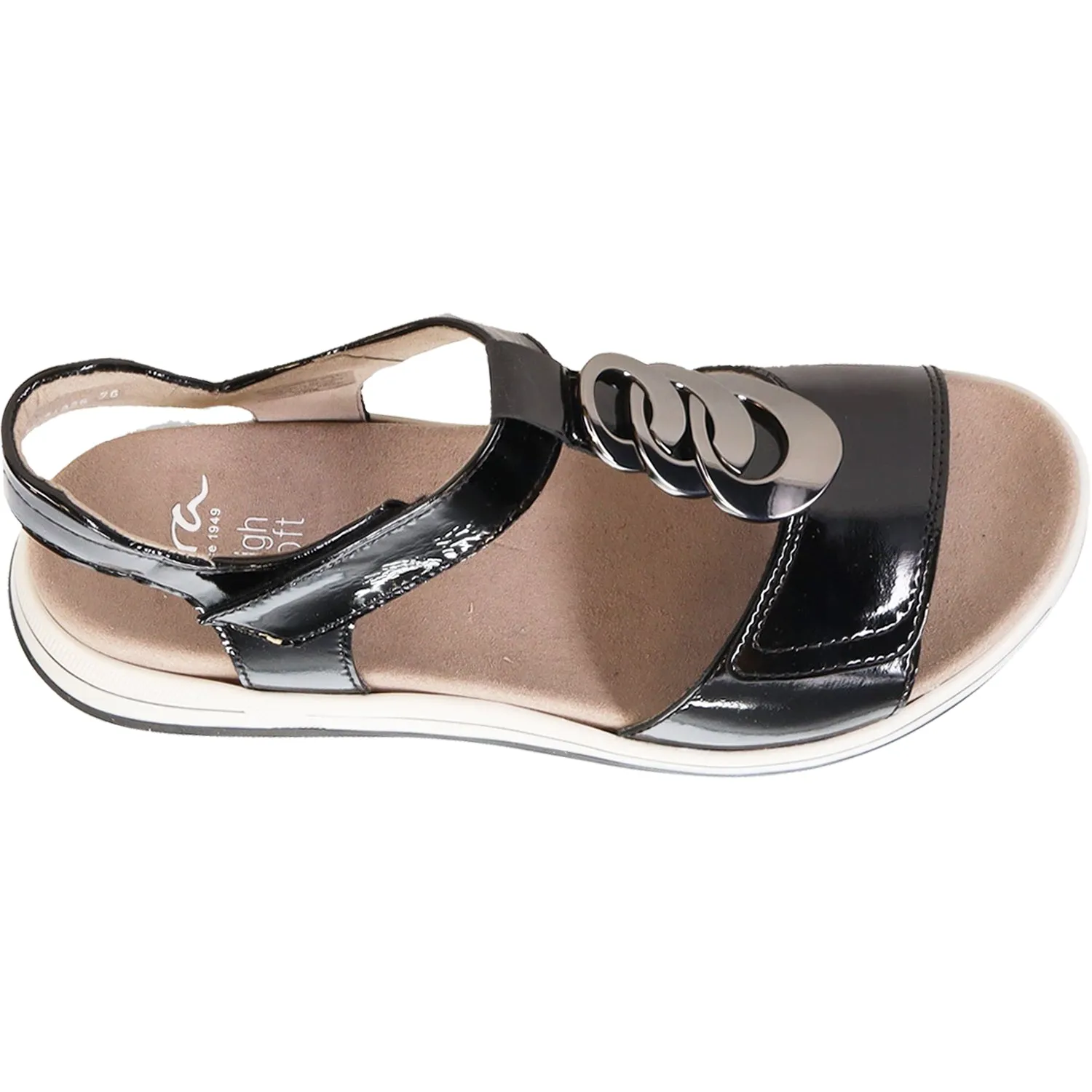 Women's Ara Oregon Black Patent