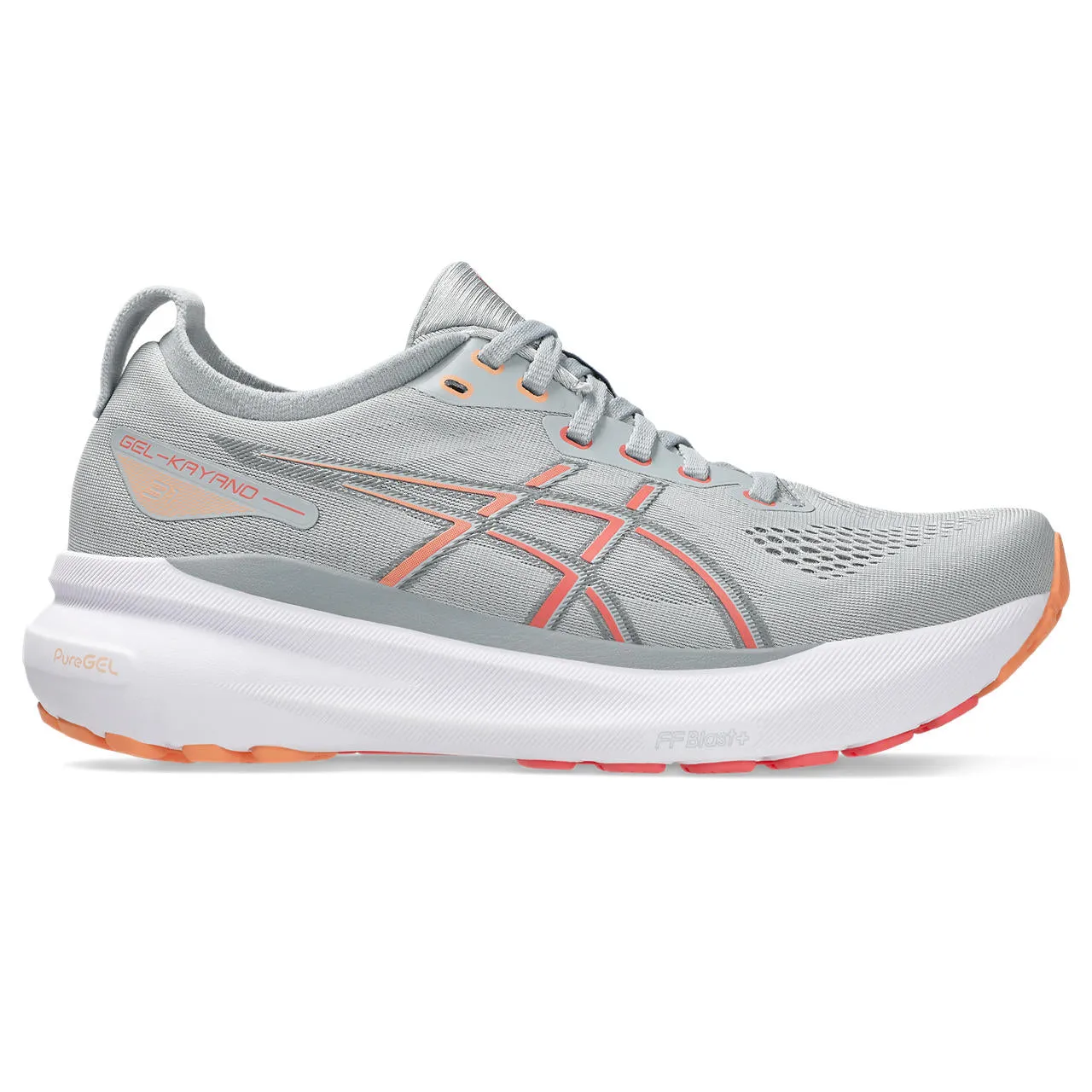 WOMEN'S KAYANO 31 - B - 023 PIEDMONT GREY/PAPAYA