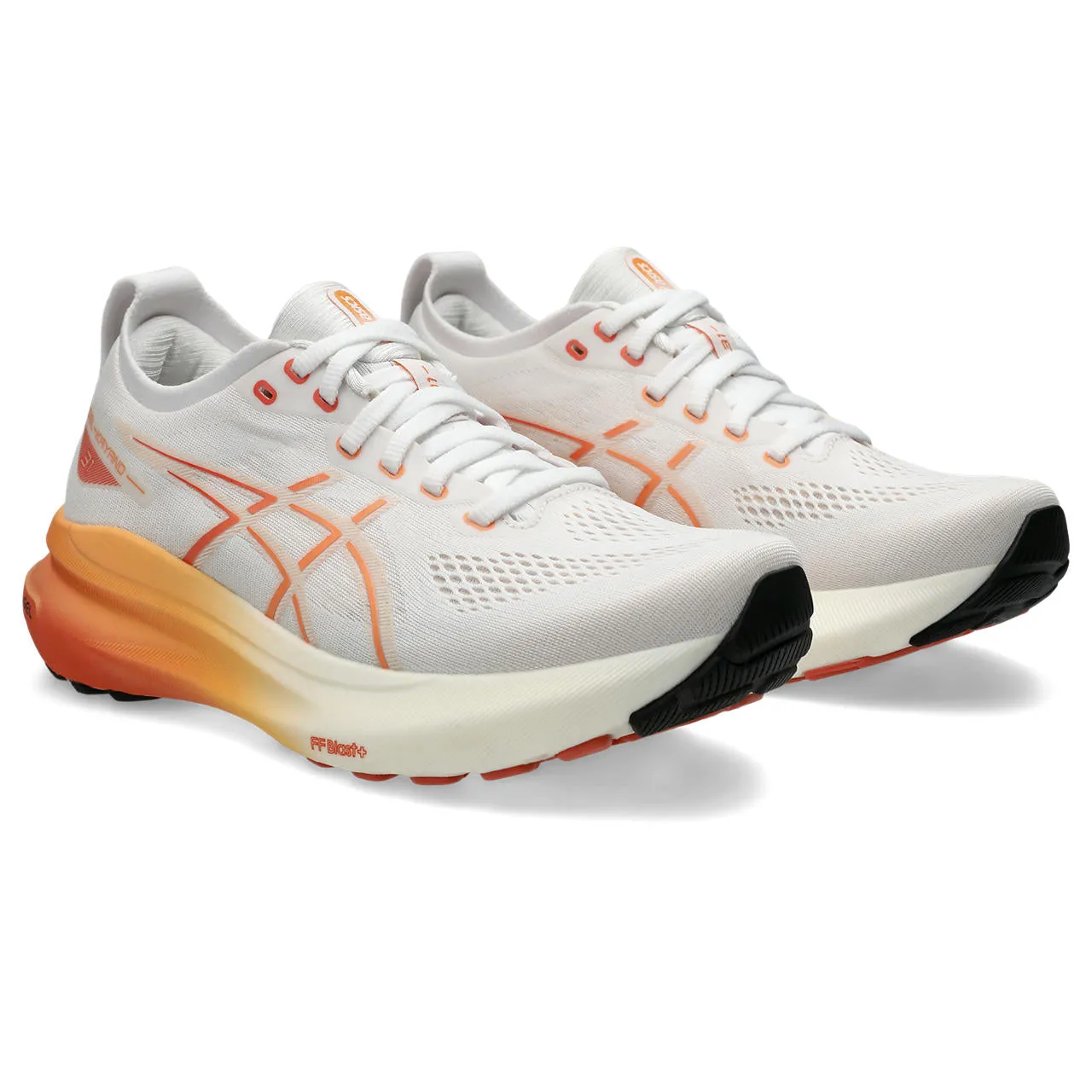 WOMEN'S KAYANO 31 - B - 100 WHITE/FADED ORANGE