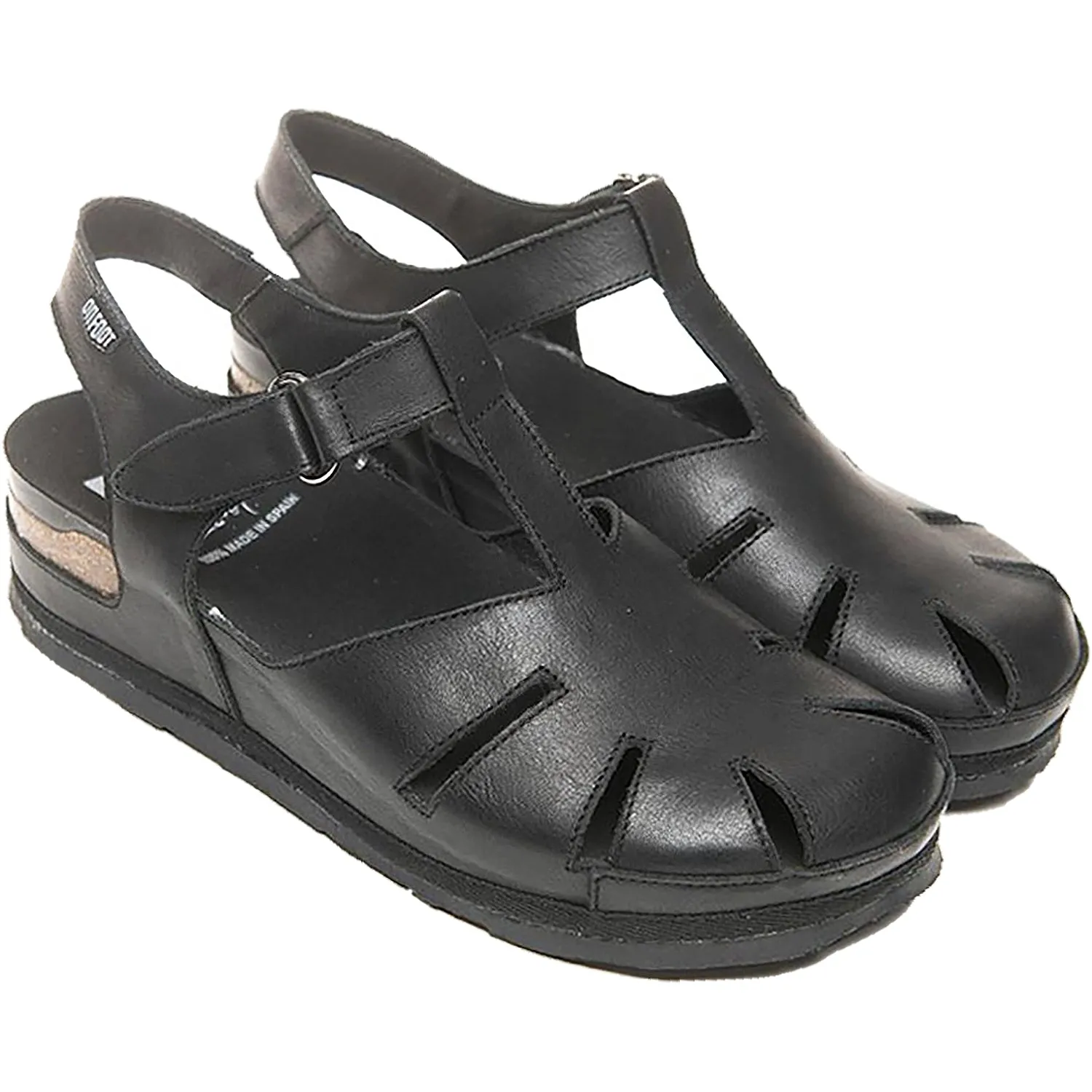 Women's On Foot 202 Cynara Fisherman Black Leather