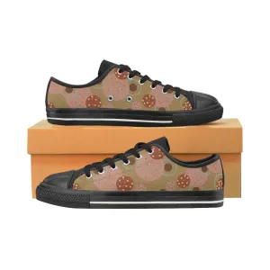 Women's Polka Dots Print Low Top Canvas Shoes