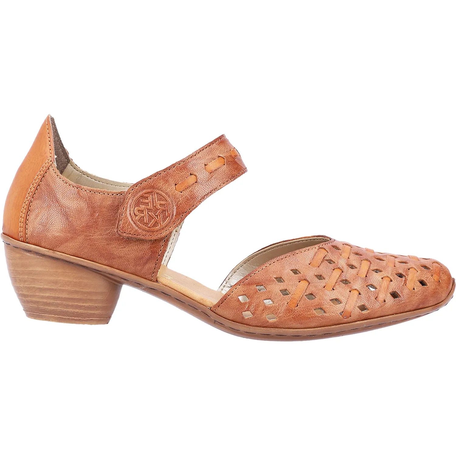 Women's Rieker 43770-22 Mirjam 70 Cuoio/Cayenne Leather