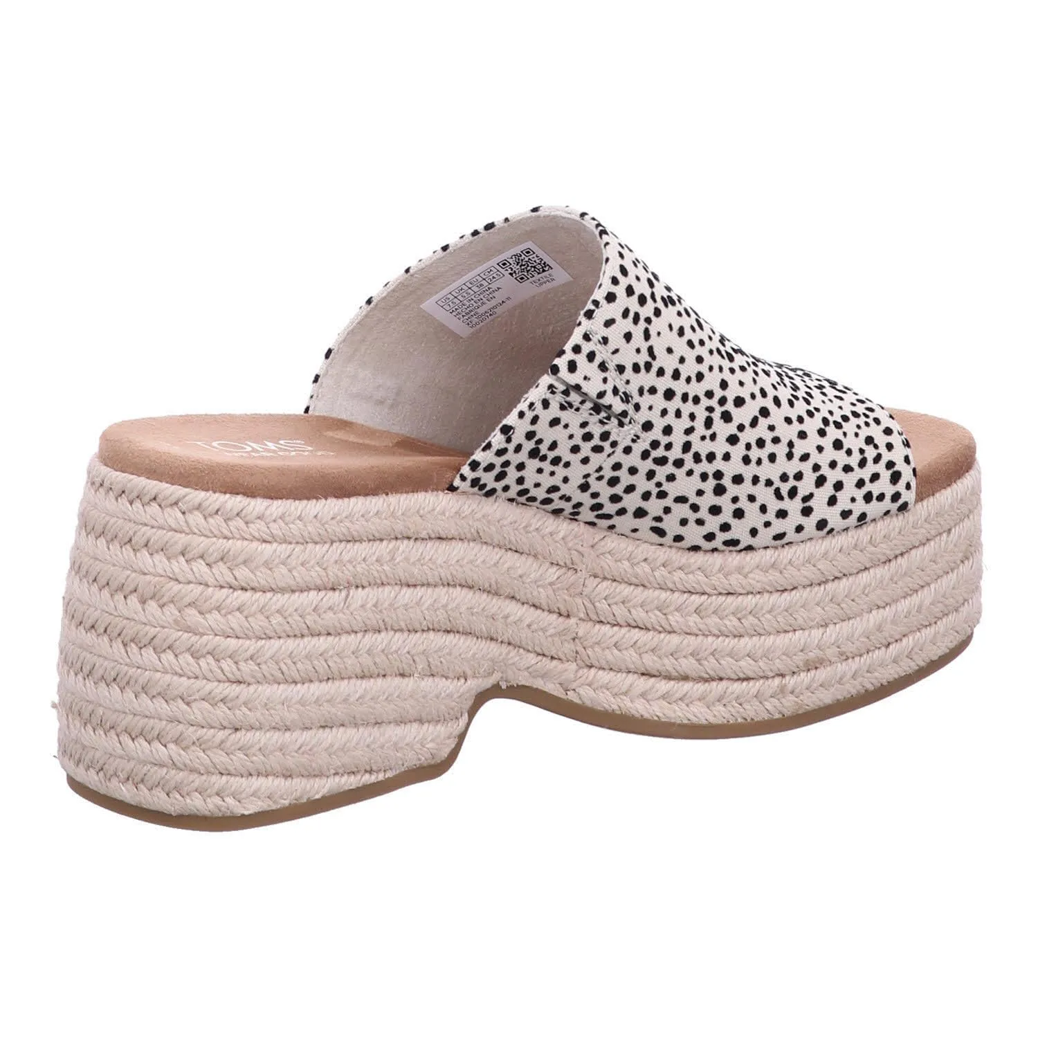 Women's Shoes TOMS LAILA MULE Platform Sandals 10020740 CHEETAH