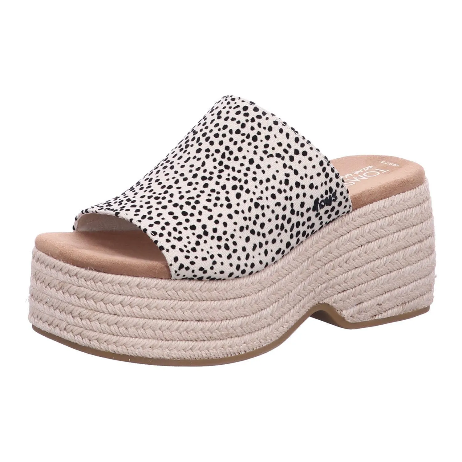 Women's Shoes TOMS LAILA MULE Platform Sandals 10020740 CHEETAH