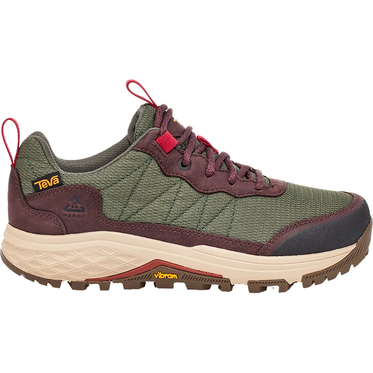 Women's Teva Ridgeview RP Low Fudge/Olive Leather/Mesh