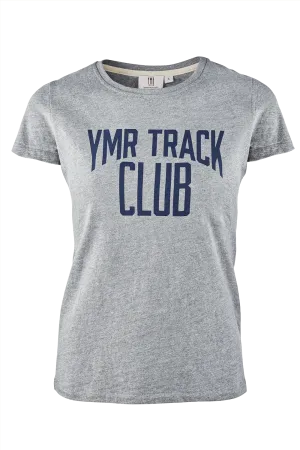 YMR Track Club Attack Women's T-Shirt Grey Navy