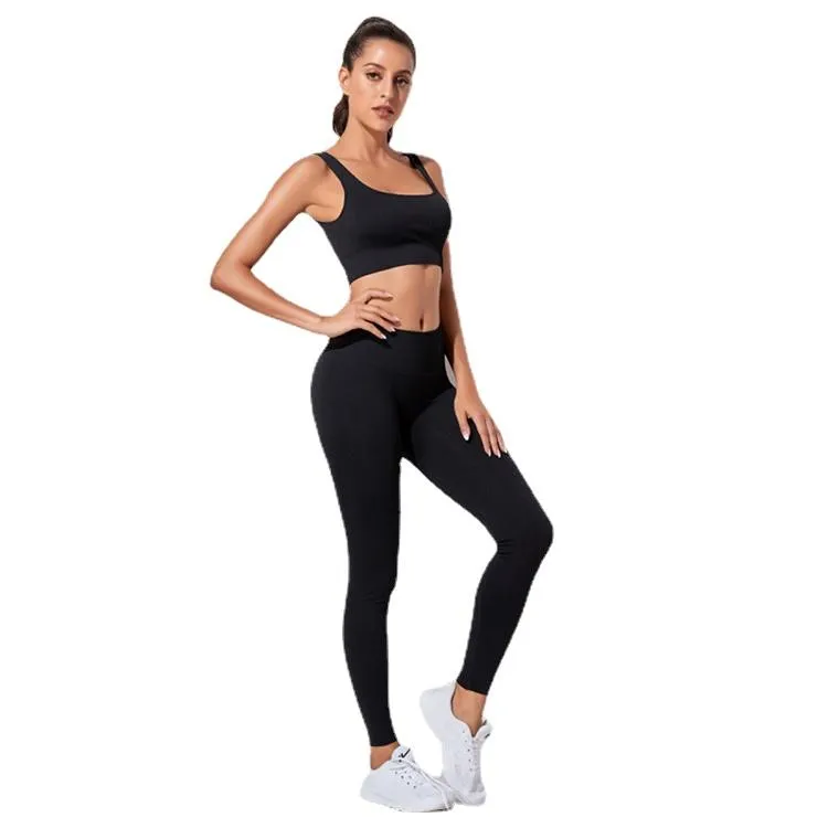 Yoga Set Workout Clothes For Women Fitness Clothing Long Sleeve Yoga Suit