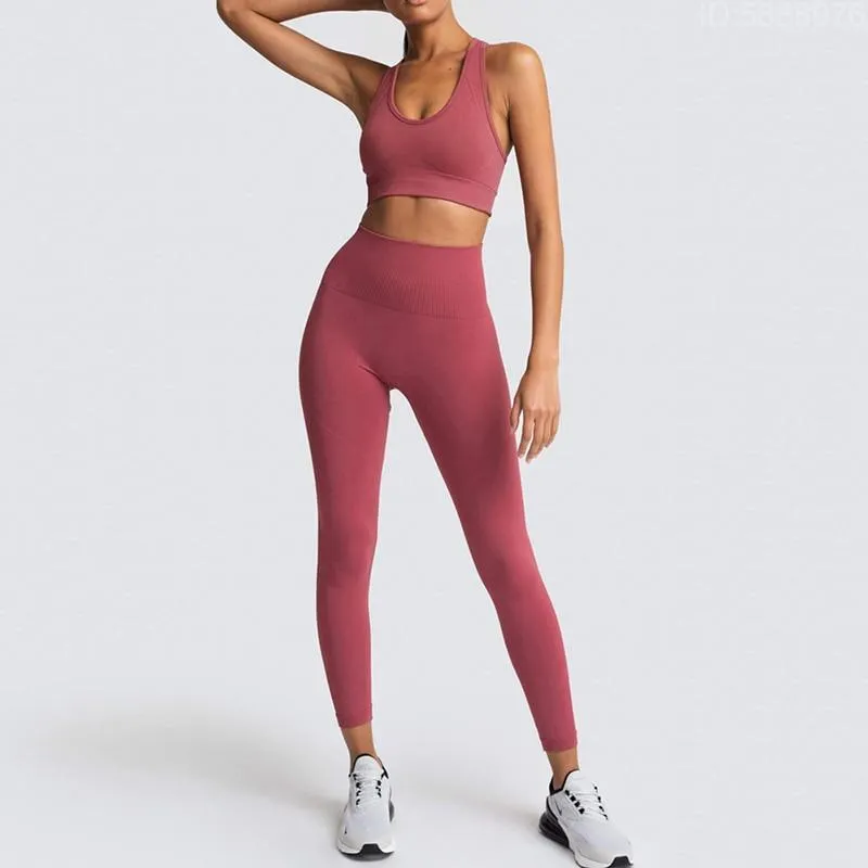 Yoga Sets Women's Leggings   Bras Woman Gym Clothing Sports Suits