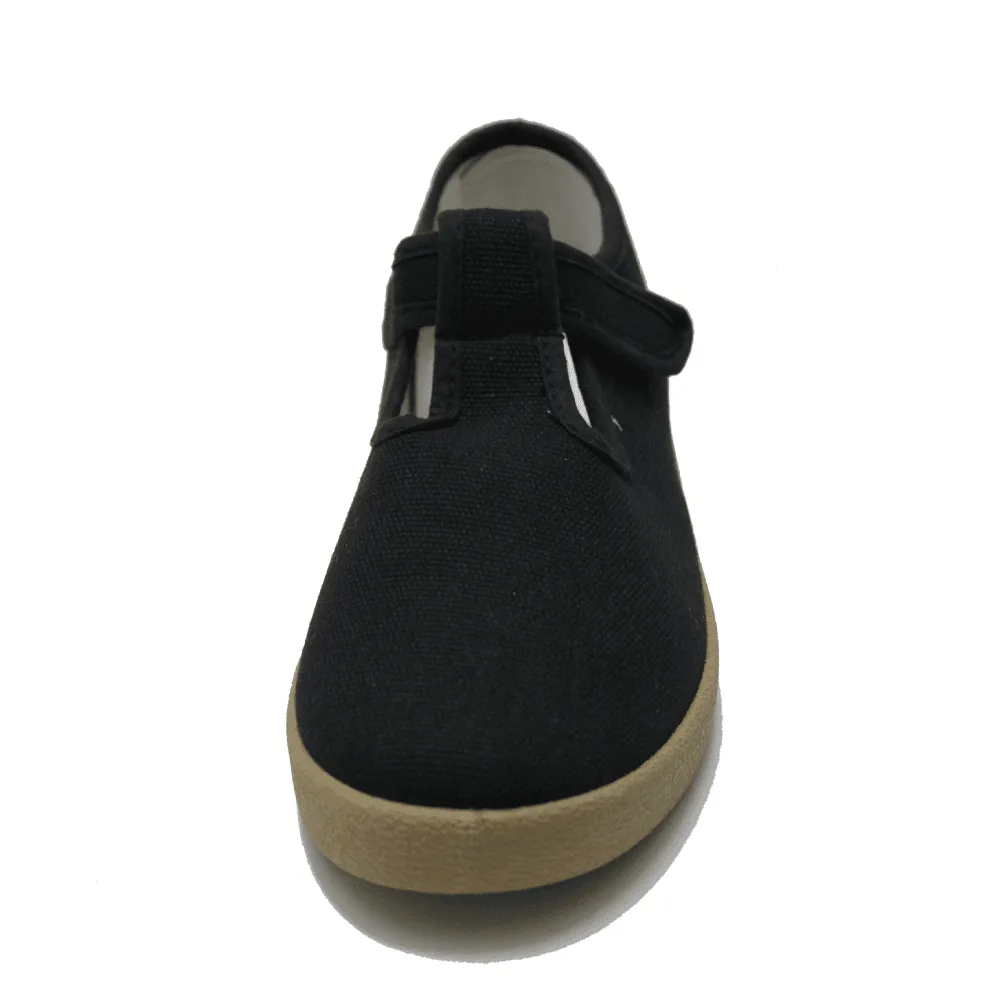 Zig Zag Mary Janes Black